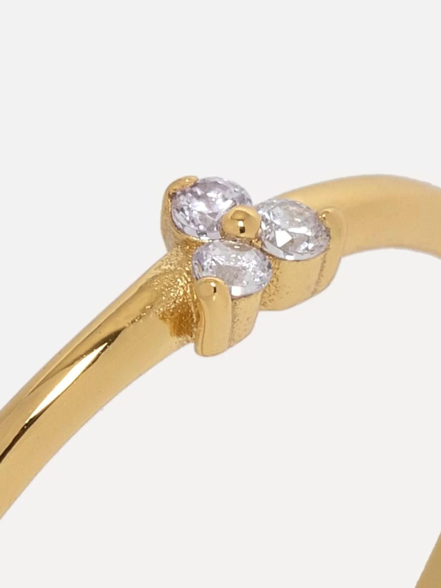 Les Soeurs Ring Chloe Vintage Triangle Gold Fashion